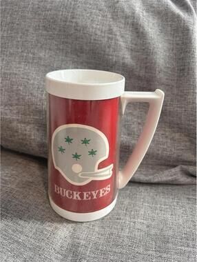 Thermo Serv Mug Ohio State Buckeyes OSU USA Made Vintage